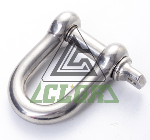 D Shackle Stainless Steel Screw Pin European Type