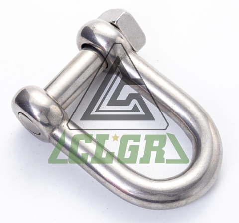 CLGR® Stainless Steel Chain Shackle with Square Head Pin for Trawling