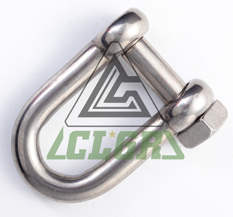 CLGR® Stainless Steel Chain Shackle with Square Head Pin for Trawling