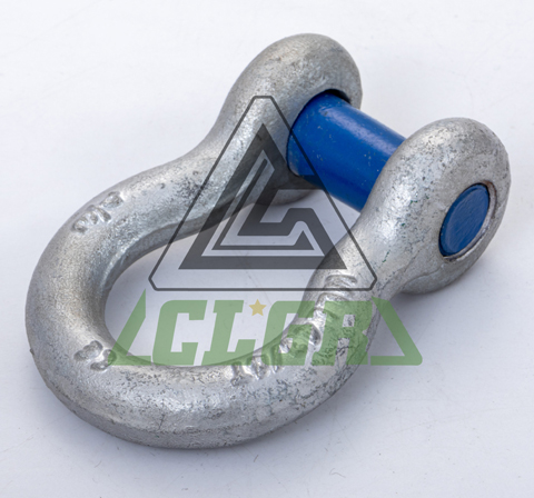 CLGR® High Tensile Bow Shackle with Square Sunken Head Pin for Trawling