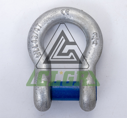 CLGR® High Tensile Bow Shackle with Square Sunken Head Pin for Trawling