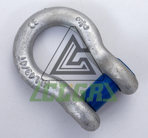 CLGR® High Tensile Bow Shackle with Square Sunken Head Pin for Trawling