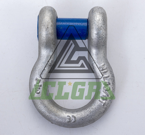 CLGR® High Tensile Bow Shackle with Square Sunken Head Pin for Trawling