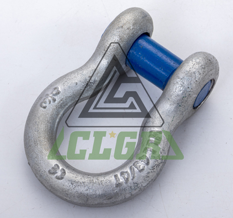CLGR® High Tensile Bow Shackle with Square Sunken Head Pin for Trawling