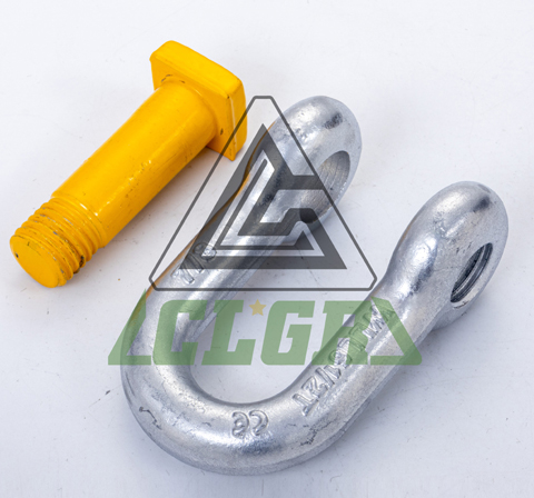 CLGR® High Tensile Chain Shackle Square Head Pin- China Supplier