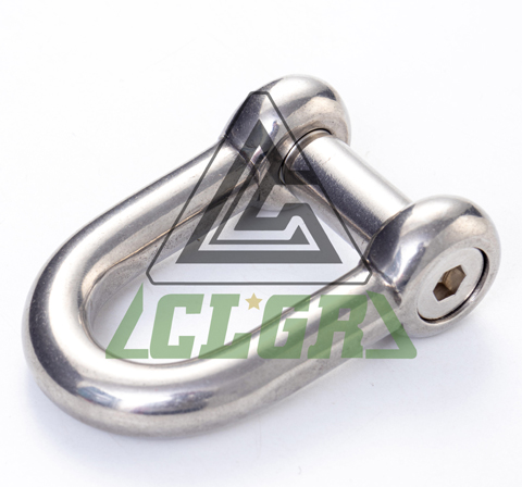CLGR® Stainless Steel D Shackle with Hexagon Socket Pin – European Type