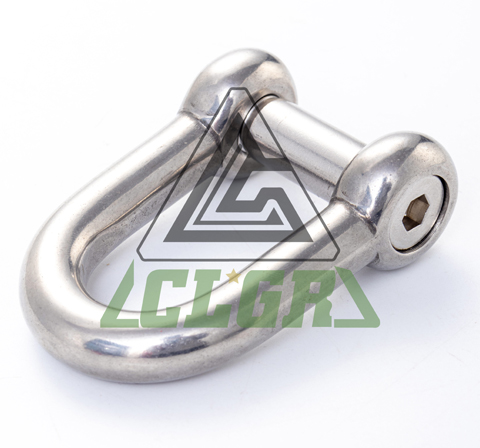 CLGR® Stainless Steel D Shackle with Hexagon Socket Pin – European Type