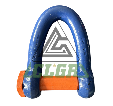 CLGR® Trawling Shackle V Type Blue Painted with Square Head Pin & China Supply