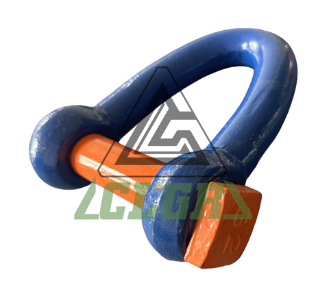 CLGR® Trawling Shackle V Type Blue Painted with Square Head Pin & China Supply
