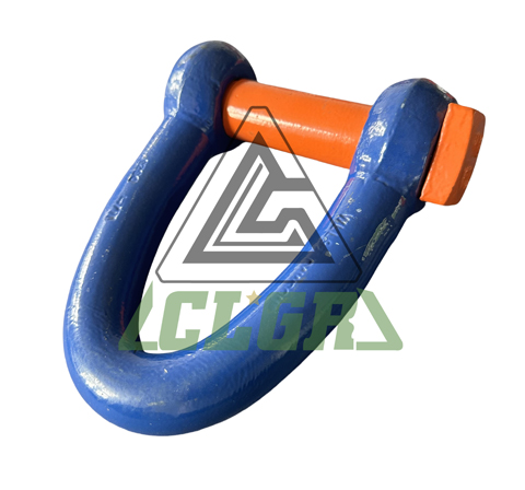 CLGR® Trawling Shackle V Type Blue Painted with Square Head Pin & China Supply