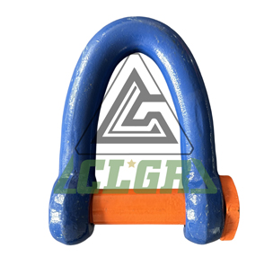 CLGR® Trawling Shackle V Type Blue Painted with Square Head Pin