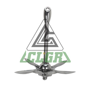 CLGR® Stainless Steel Folding Grapnel Anchor