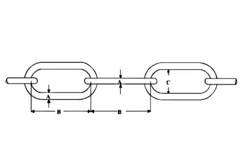 Specifications of CLGR® DIN 5683 Long Link Chain