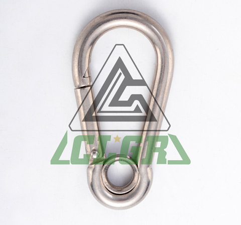 CLGR® Galvanized Carabine Snap Hook with Eyelet DIN5299 Form A China