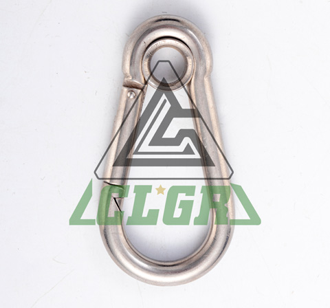 CLGR® Galvanized Carabine Snap Hook with Eyelet DIN5299 Form A in China