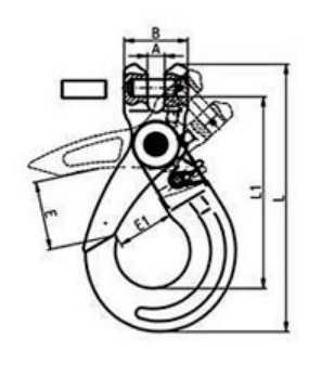 Specifications of CLGR® Grade 80 Clevis Safety Hook Specifications of CLGR® Grade 80 Clevis Safety Hook