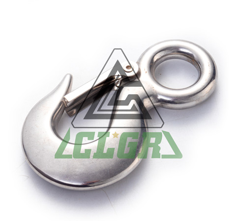 CLGR® Stainless Steel Eye Hoist Hook with Latch S-320 Exporter