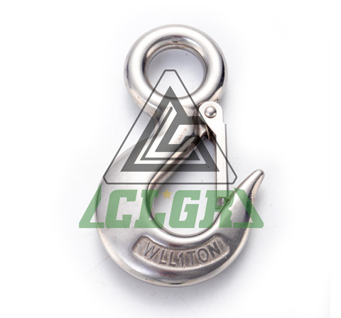 CLGR® Stainless Steel Eye Hoist Hook with Latch S-320 Wholesale Manufacturers