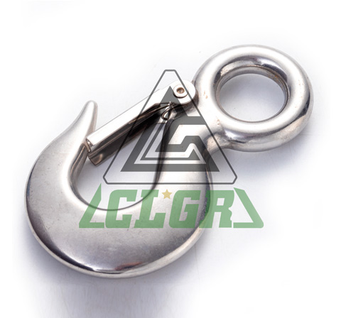 CLGR® Stainless Steel Eye Hoist Hook with Latch S-320 Factory