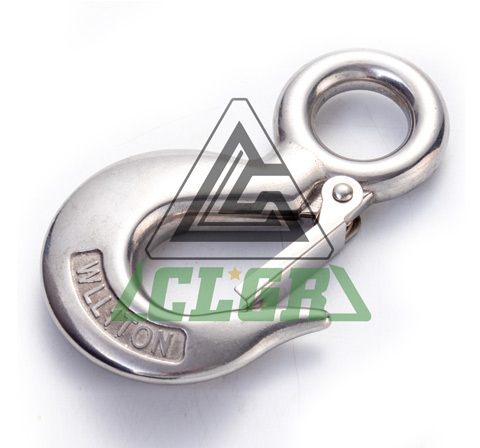 CLGR® Stainless Steel Eye Hoist Hook with Latch S-320 in China