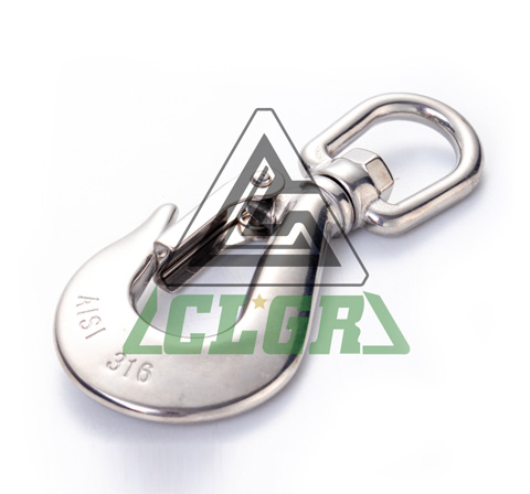 CLGR® Stainless Steel Swivel Eye Hook with Latch Wholesale Manufacturers