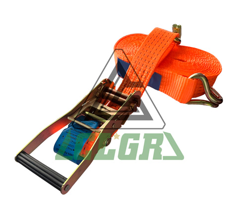 CLGR® 2 Inch Ratchet Straps with Wire Double J Hooks EN 12195-2 Polyester Manufacturer