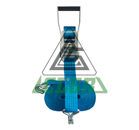 CLGR® 2 Inch Ratchet Straps with Wire Double J Hooks EN 12195-2 Polyester Wholesale Manufacturers