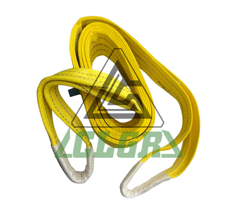 CLGR® 3 Ton Polyester Duplex Yellow Flat Webbing Lifting Slings Wholesale Suppliers