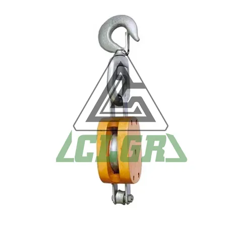 CLGR® Regular Wood Block Single Sheave with Swivel Hook Factory