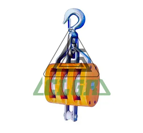 CLGR® Regular Wood Block Triple Sheave with Swivel Hook Supplier