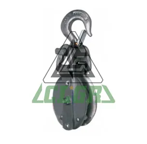 CLGR® Snatch Block with Hook Self-Locking for Manila Rope