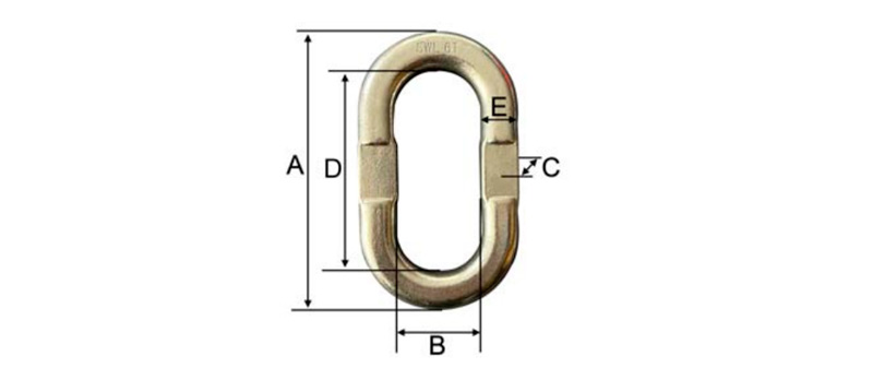 CLGR® Stainless Steel Recessed Link Casting Diagram