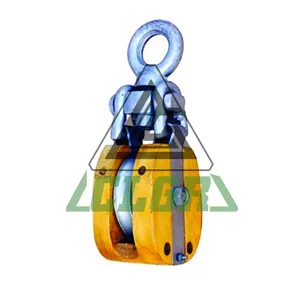 CLGR® Wooden Snatch Block Self-Locking with Eye WSLE Type