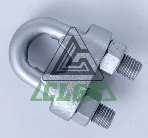 clgr din 741 malleable wire rope clips galvanized in china