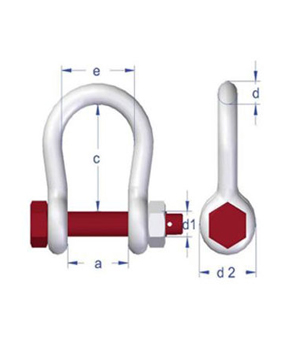 Specification of Mooring Shackle Bolt Type Pin/Safety Pin