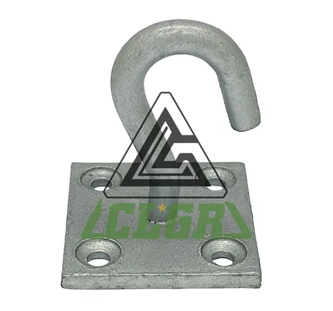 CLGR® Galvanised Steel Chain Hook on Plate