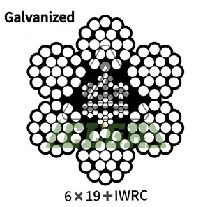 CLGR® Steel Wire Rope 6x19+IWRC Galvanized for Trawl