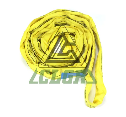 CLGR® 3 Ton Lifting Sling Yellow Polyester Endless Round Sling
