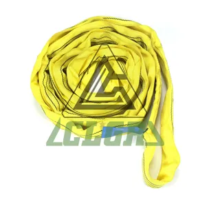 CLGR® 3 Ton Lifting Sling Yellow Polyester Endless Round Sling