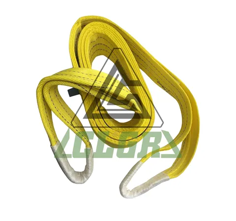 CLGR® 3 Ton Polyester Duplex Yellow Flat Webbing Lifting Slings