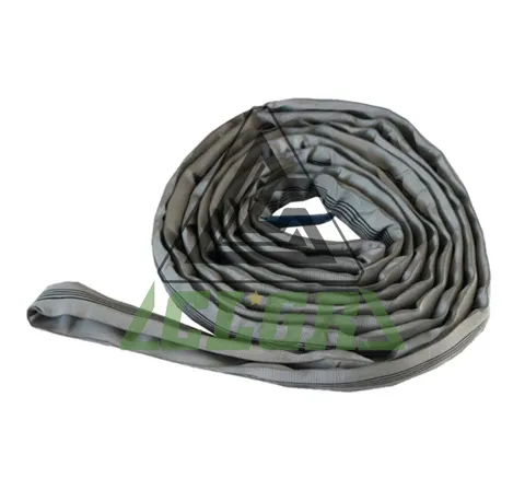 CLGR® 4 Ton Lifting Sling Gray Polyester Endless Round Sling