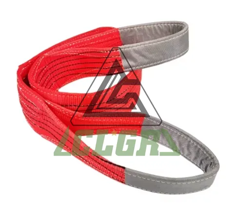 CLGR® 5 Ton Polyester Duplex Red Flat Webbing Lifting Slings