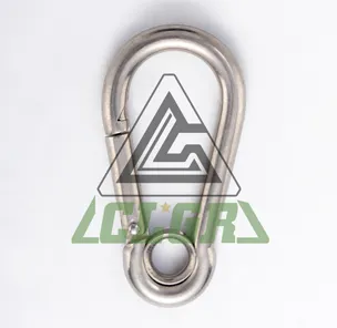 CLGR® Galvanized Carabine Snap Hook with Eyelet DIN5299 Form A