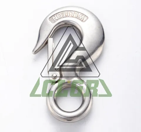 CLGR® Stainless Steel Eye Hoist Hook with Latch S-320