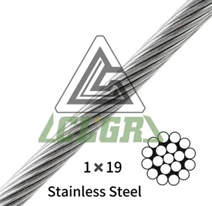 CLGR® Wire Rope 1x19 Stainless Steel AISI 304/316