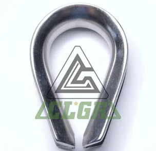 CLGR® Light Duty Stainless Steel Wire Rope Thimble US Fed. Spec.