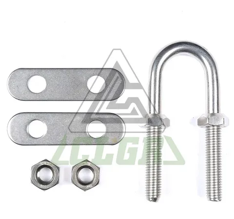 CLGR® Stainless Steel U Bolt with 2 Plates & Nuts PPN Type