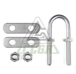 CLGR® Stainless Steel U Bolt with 2 Plates & Nuts PPN Type