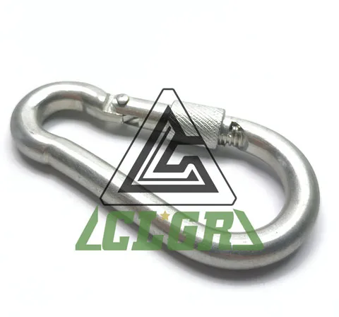 CLGR® Galvanized Carabine Snap Hook with Screw Nut DIN5299 Form D Suppliers