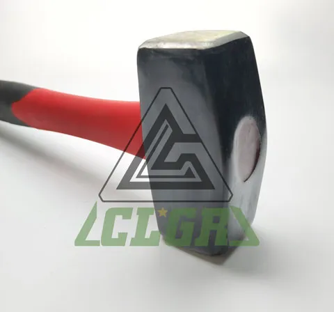 clgr club lump hammer fibreglass handle with rubber grip china